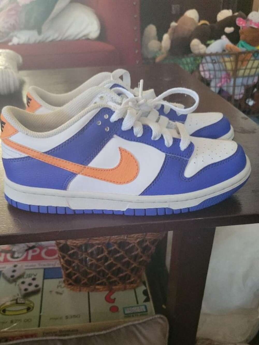 Nike Blue/Orange, Size 4Y